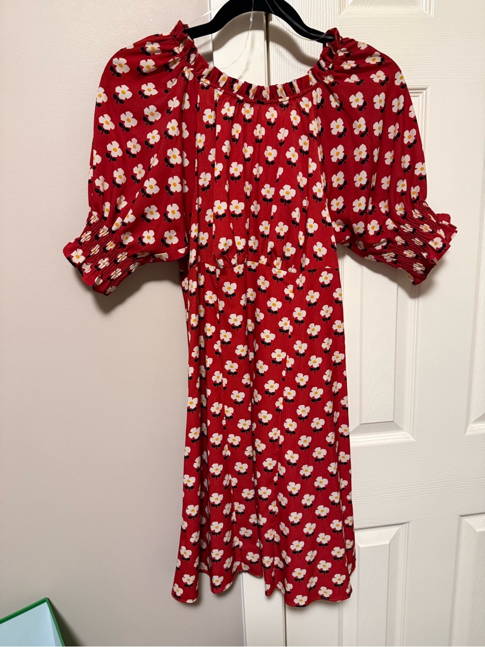 kate spade Red Floral Tea Dress